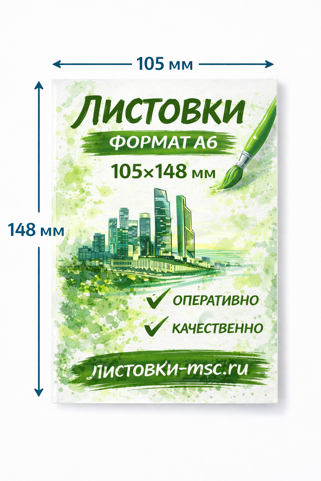 Формат A6 (105×148 мм)